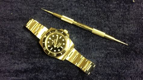 taking off rolex bracelet|how to unlink rolex bracelet.